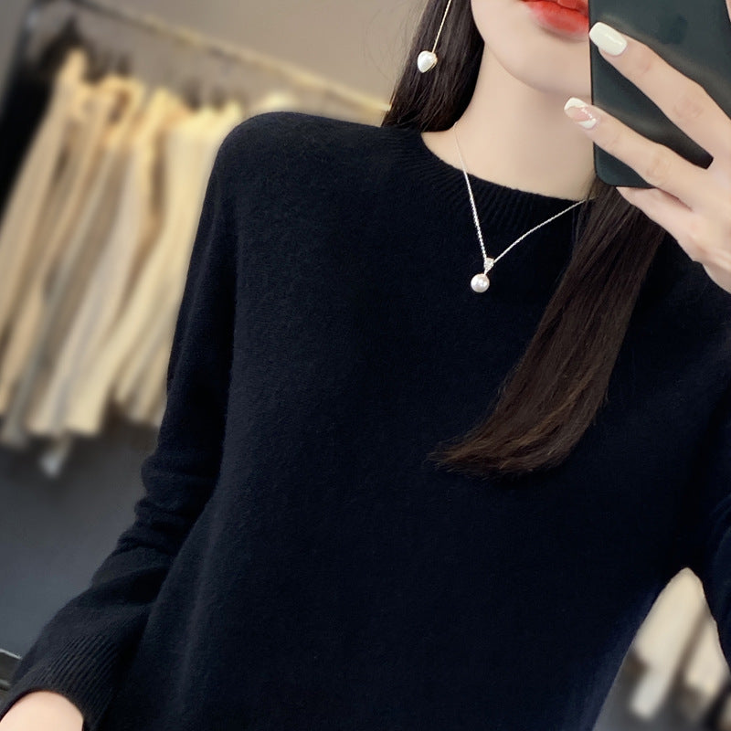 CALIENNE Loose Wool Sweater