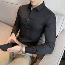 Slim Fit Stretch Casual Shirt