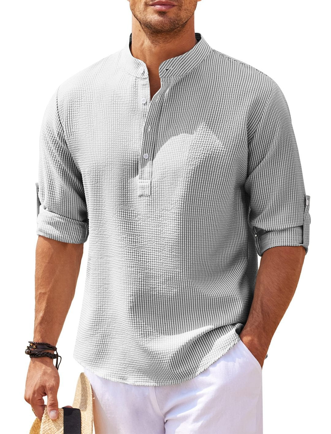 TOMMY Herringbone Print Polo Shirt